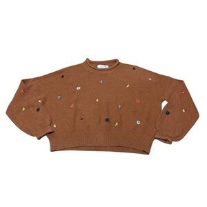 THE GREAT.  Poppy Crewneck Sweater Size 1